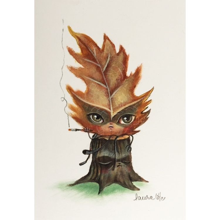 Smoking Oak - Illustration by 64 Colors