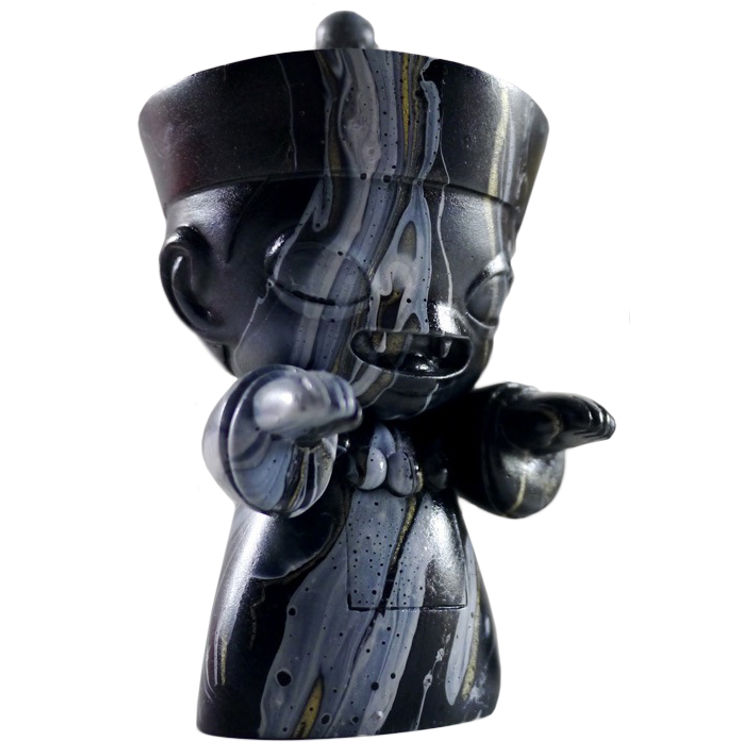 Bai Chu Marbled Black by Inkten