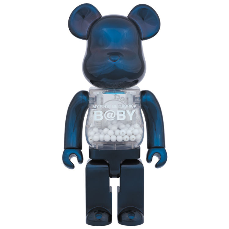 400% - My First Be@rbrick B@by Pearl Navy by Chiaki Kuriyama