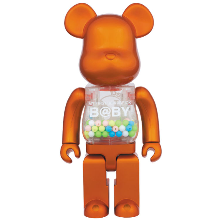 400% - My First Be@rbrick B@by Pearl Orange by Chiaki Kuriyama