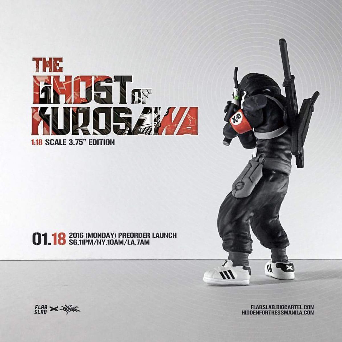 Ghost of Kurosawa 1:18 figure [Flabslab Edition]