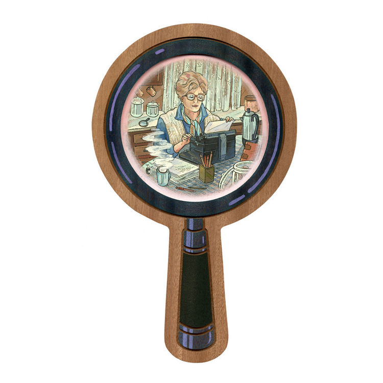 Magnifying Glass - Cabot Cove by Nicole Gustafsson