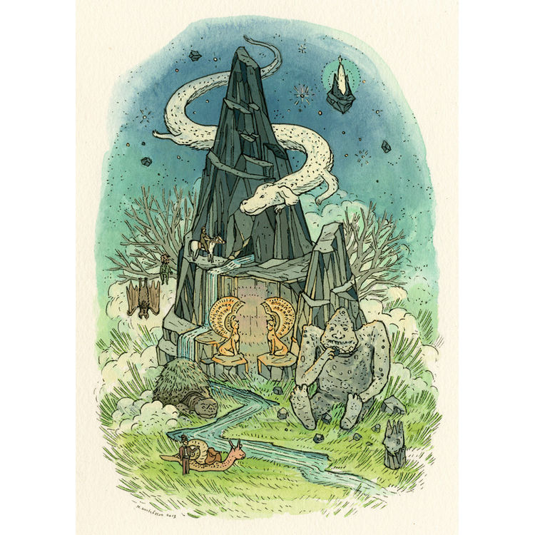 "Good Luck Will Find You" Print by Nicole Gustafsson