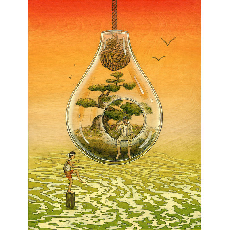 “The Crane” Print by Nicole Gustafsson