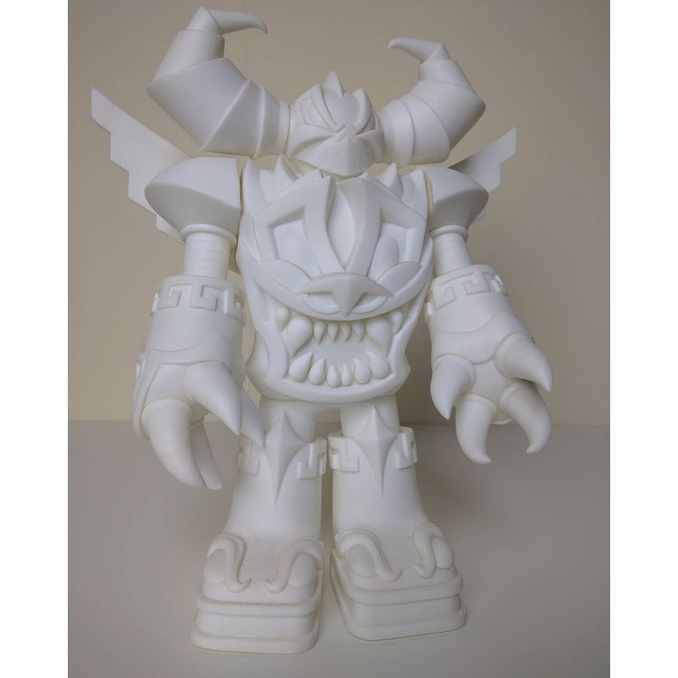 MECHA AZTECA -  WHITE by Jesse Hernandez
