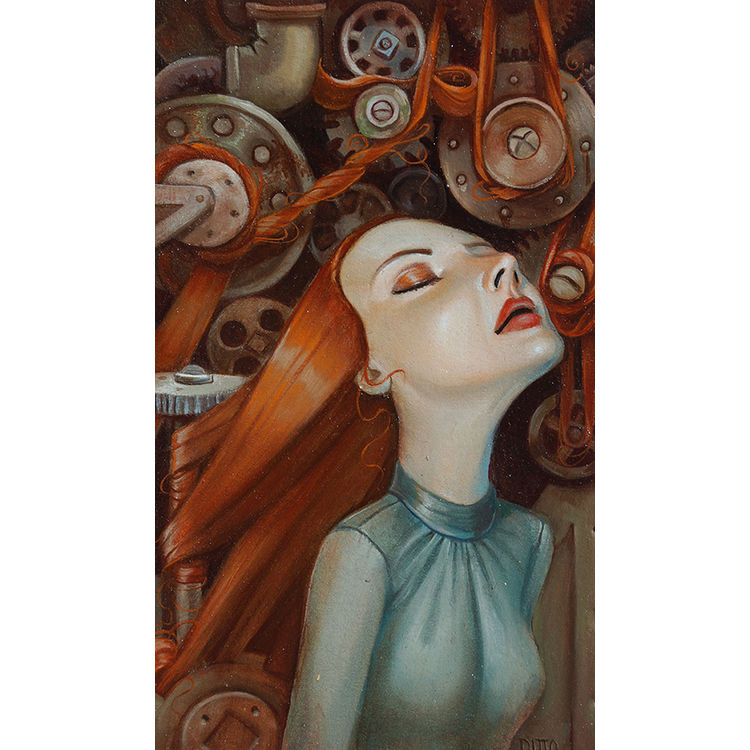 Twisted Tied Study by Leslie Ditto