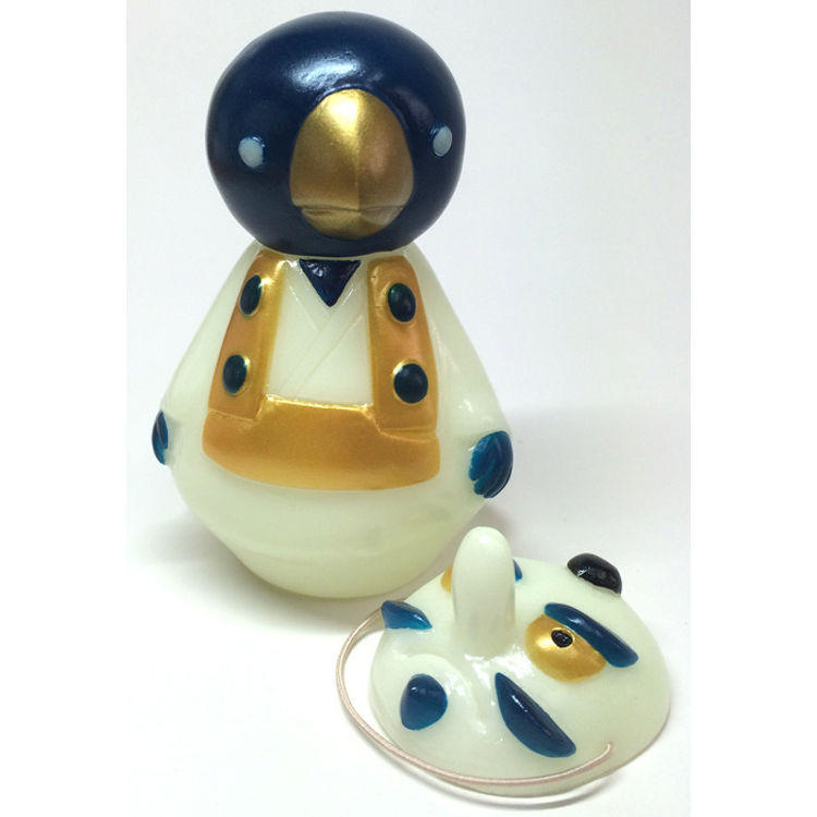 Birds Tengu - Indigo by Tengu Art