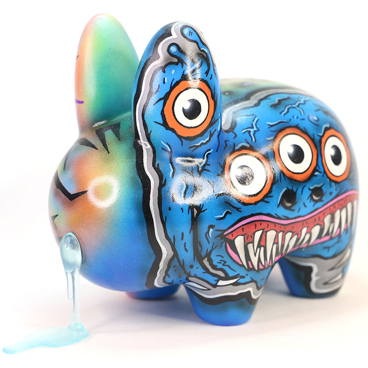 ZKT/Manyeye Monster Graff Custom 5" Kidrobot Labbit by Zukaty (Paulo Mendes)