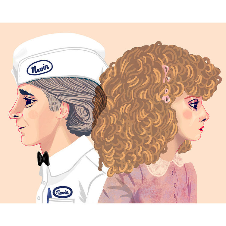 "I'm Picking Out A Thermos For You" Print by Nan Lawson