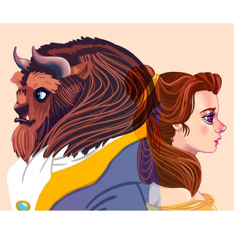 "Tale As Old As Time" Print by Nan Lawson