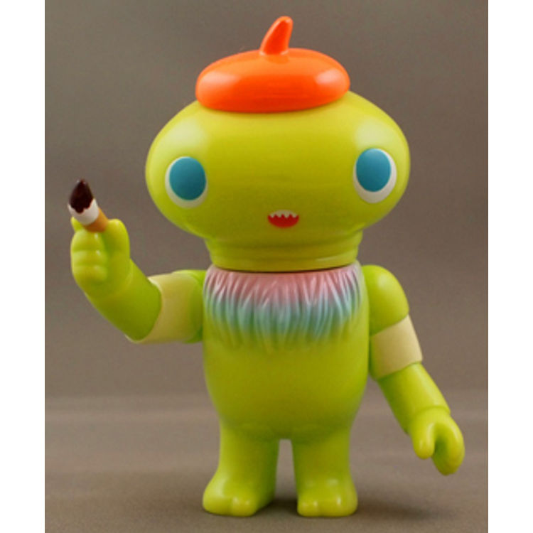 artistic taste monster bolo - lime green, orange beret, Eyes blue green by Chima Group