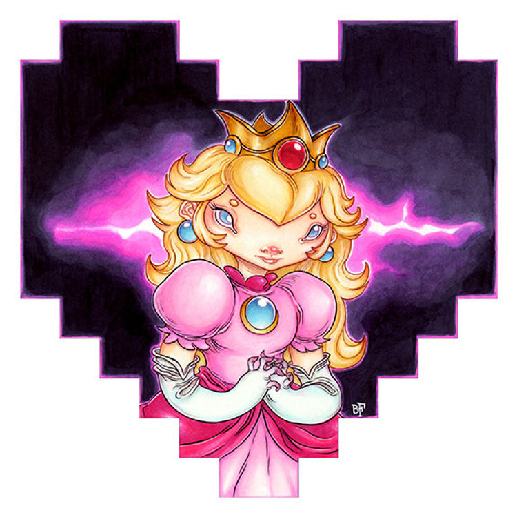 "Peach" Wood Print by Billy Fowler