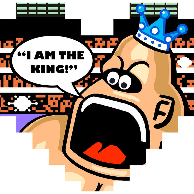 "I'm The King!" Wood Print by Geoff Trapp