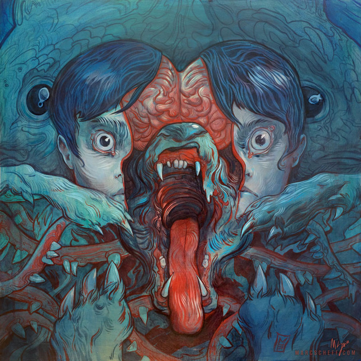 "Wolf Dream #11" Print