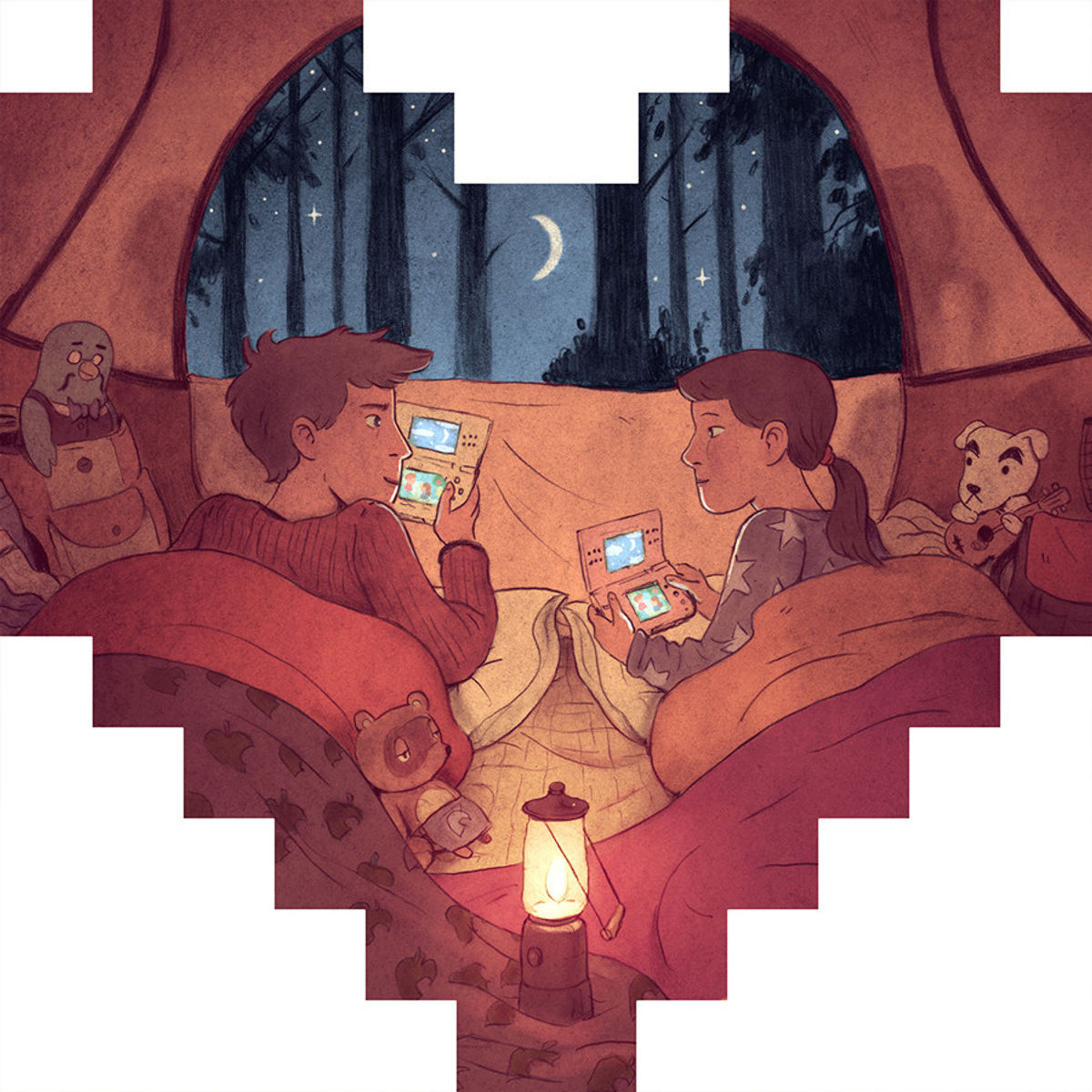 "Animal Forest" Wood Print