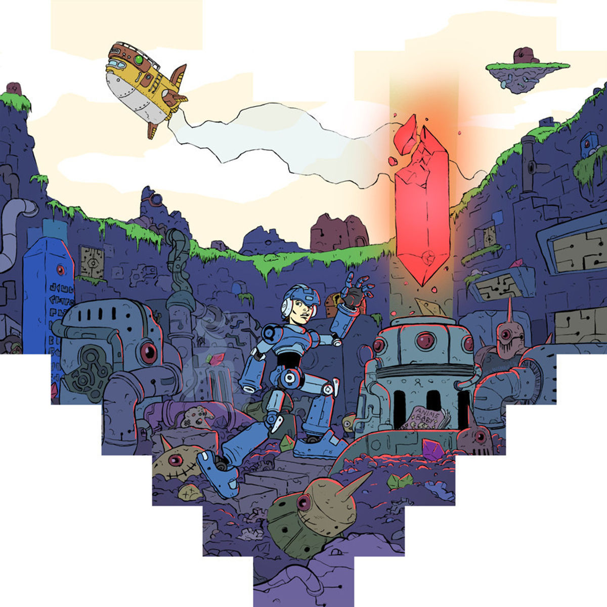 "Searching For The Mother Lode" Wood Print