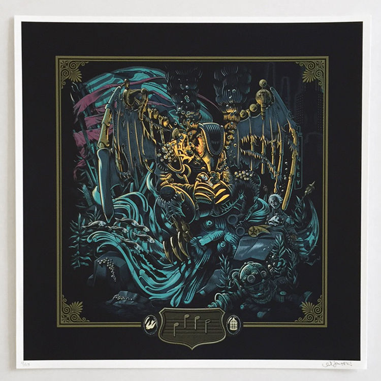 "C • A • G • E" Print by tFk!