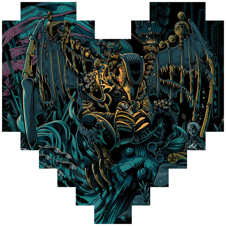 "C • A • G • E" Wood Print by tFk!