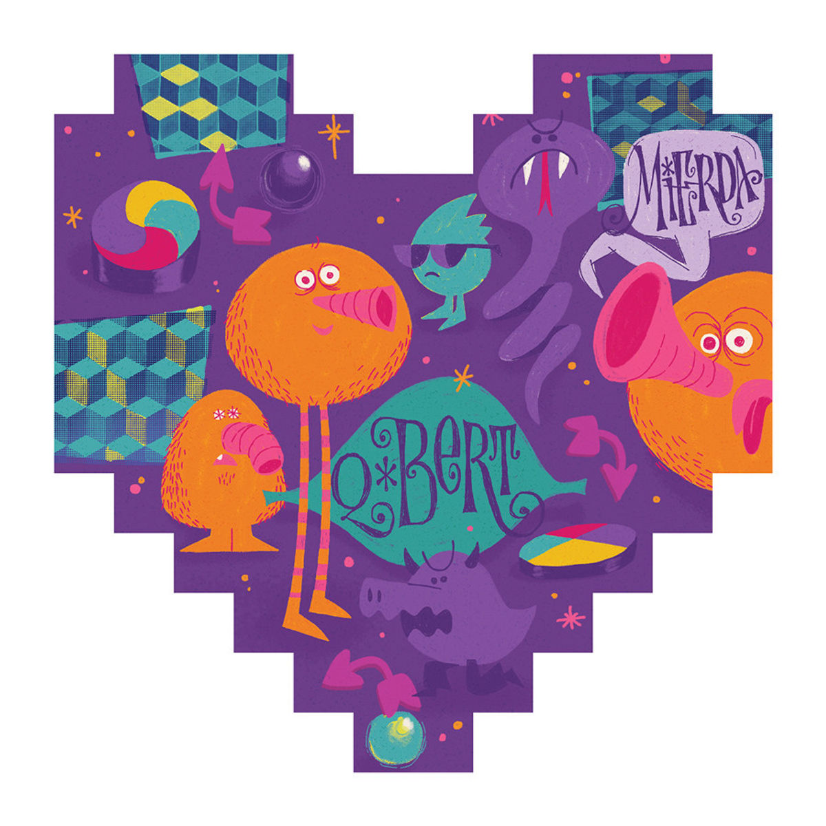 "@#$*&!!" Wood Print