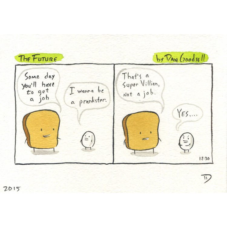 Mr. Toast #123015 by Dan Goodsell