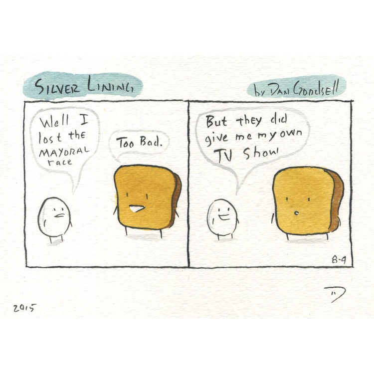 Mr. Toast #080915 by Dan Goodsell