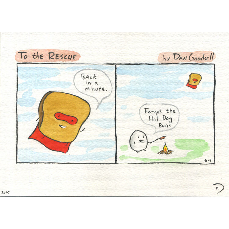 Mr. Toast #060715 by Dan Goodsell