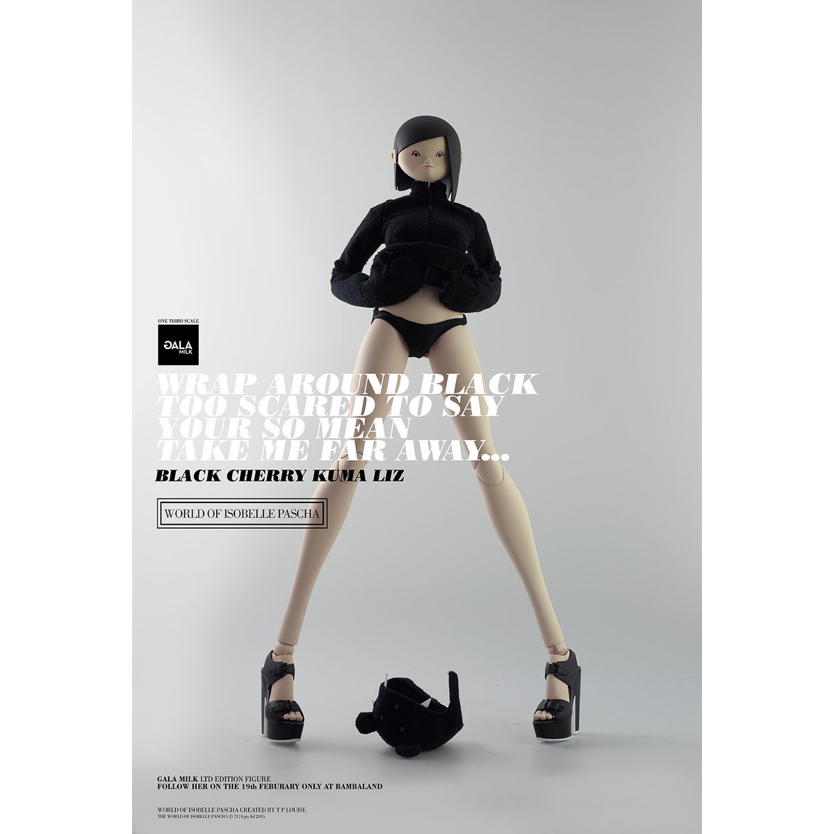 BLACK CHERRY KUMA LIZ 24"