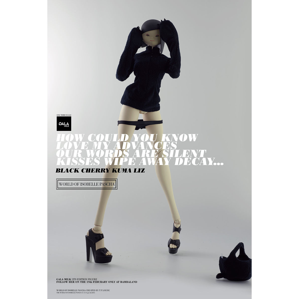 BLACK CHERRY KUMA LIZ 24"