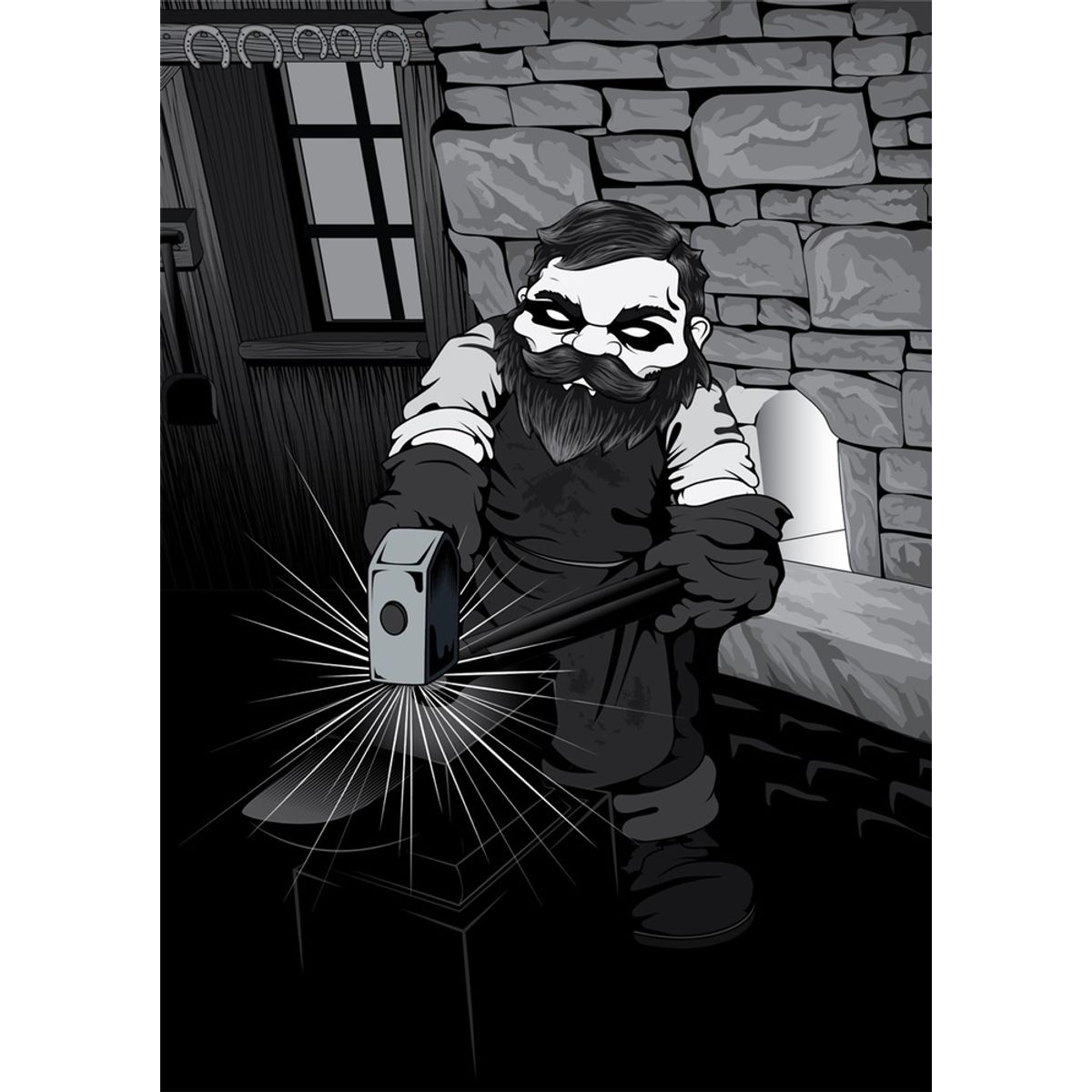 The Blacksmith print.