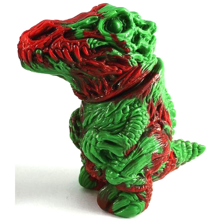 Rancid Raptor - Red & Green Marbled by James Groman