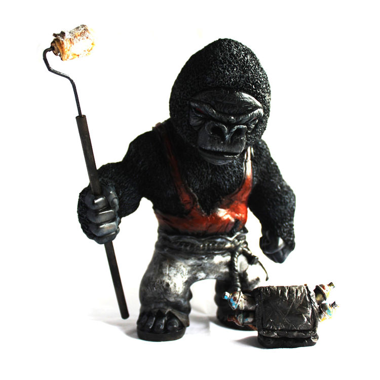 Street Art Gorilla by Don P (Patrick Lippe)
