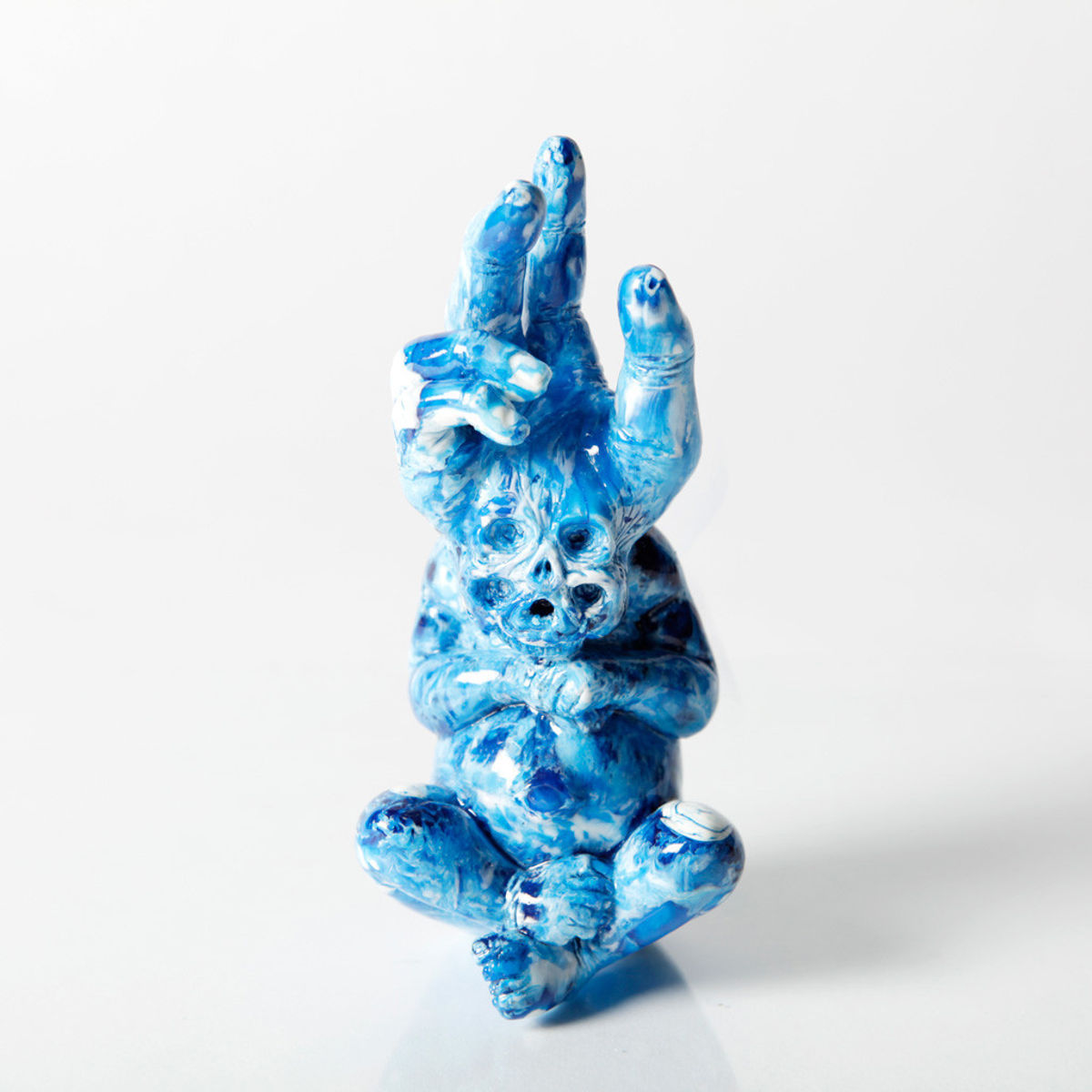 Bastard Children - Dark blue & white marble