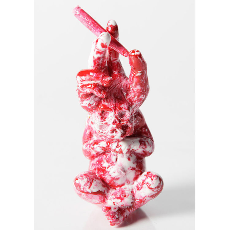 Bastard Children - Red & white marble by Mirfak Prabowo