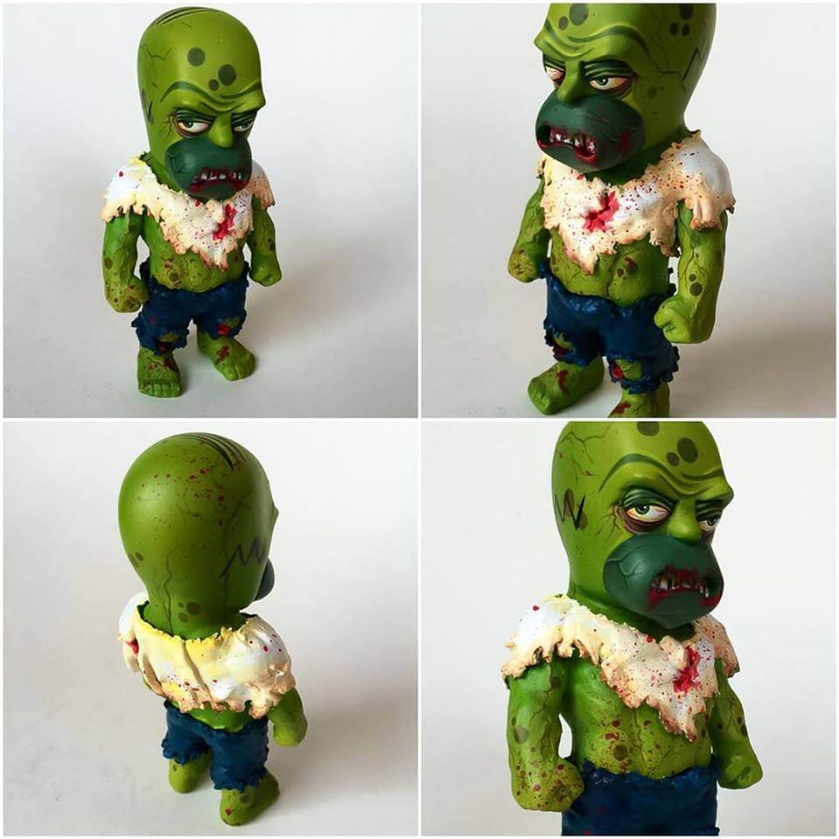 Zombie Hulk Homer