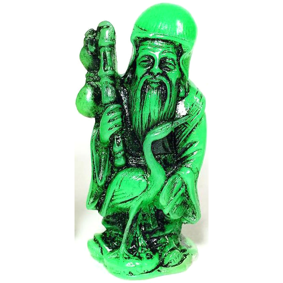 The Wiseman & the Crane - Green