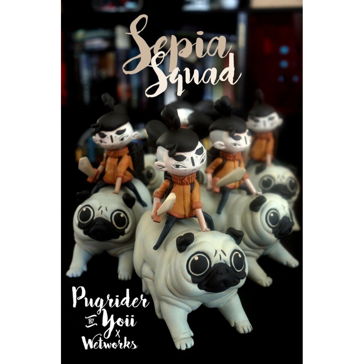 Sepia Squad Pugrider