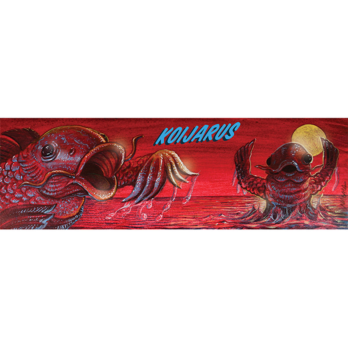 Original painting Koijarus Kaiju Fish