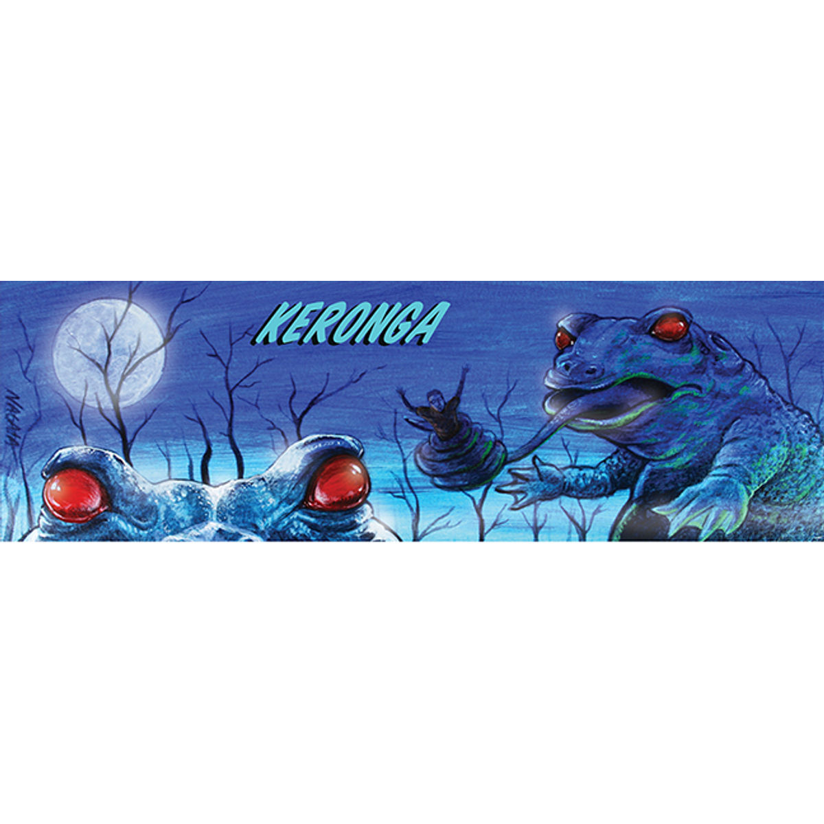 Original painting Keronga Kaiju Frog