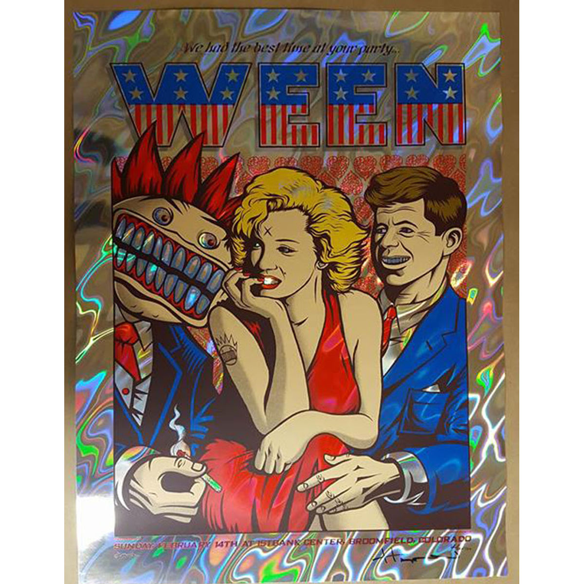 WEEN (Reunion Show - 2/14/16) LAVA Foil Variant