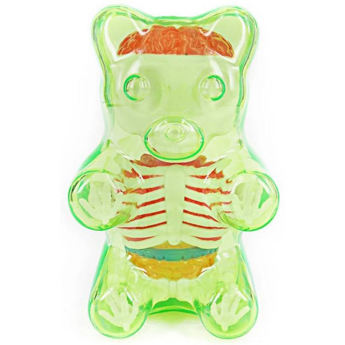 Baby Clear Gummi Bear Funny Anatomy - Green