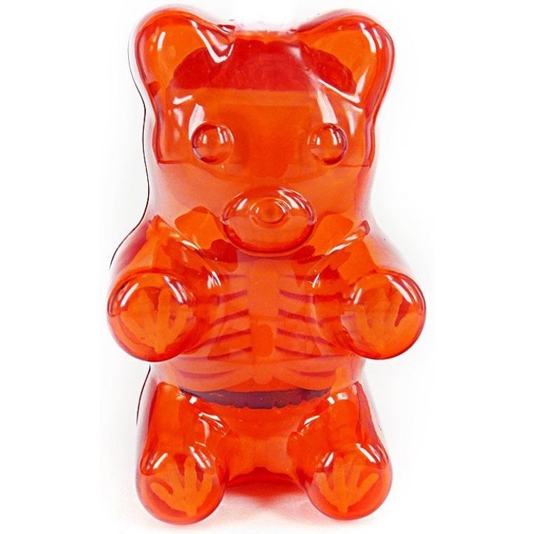 Baby Clear Gummi Bear Funny Anatomy - Red by Jason Freeny