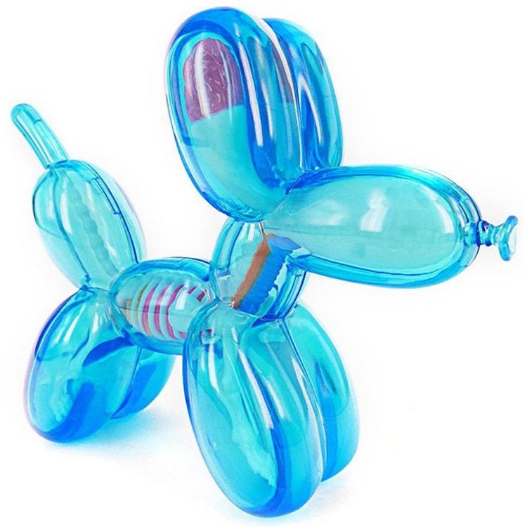 Baby Clear Balloon Dog Funny Anatomy - Blue by Jason Freeny