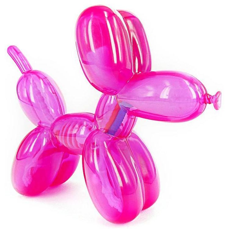 Baby Clear Balloon Dog Funny Anatomy - Pink by Jason Freeny