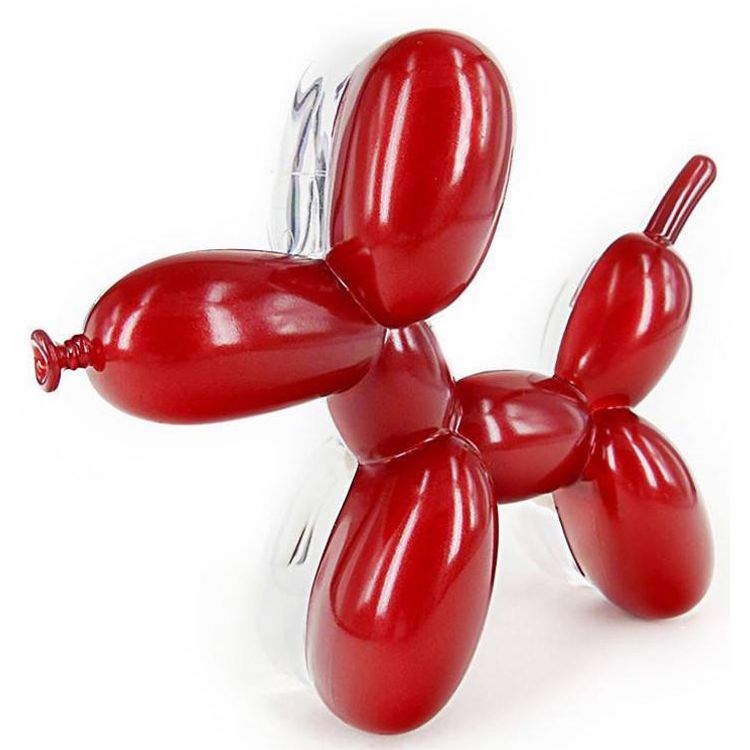 Baby Metallic Balloon Dog Funny Anatomy - Red by Jason Freeny