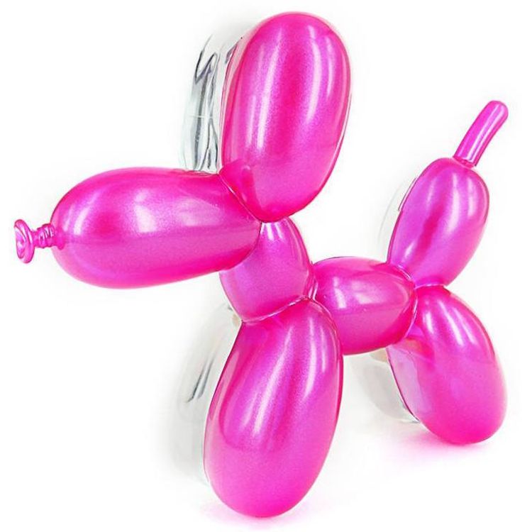 Baby Metallic Balloon Dog Funny Anatomy - Pink by Jason Freeny