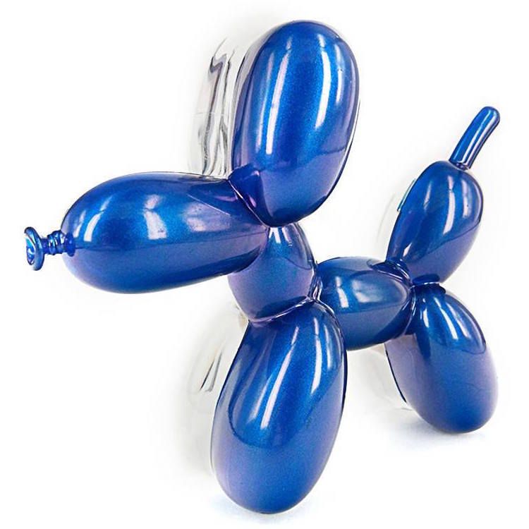 Baby Metallic Balloon Dog Funny Anatomy - Blue by Jason Freeny