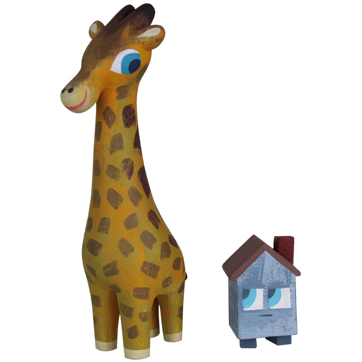 Giraffe and House
