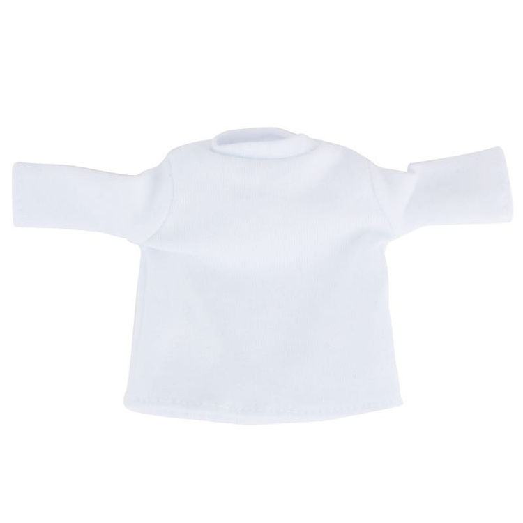 White Long Sleeve Tee (6" Squadt) by Ferg
