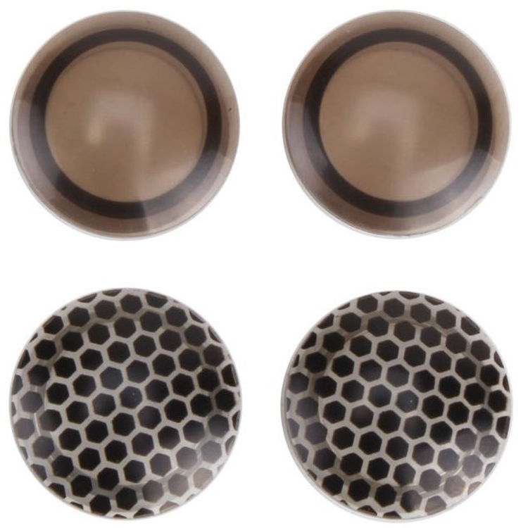 Brown / Grey Reverse Bug Lenses (6" Squadt) by Ferg