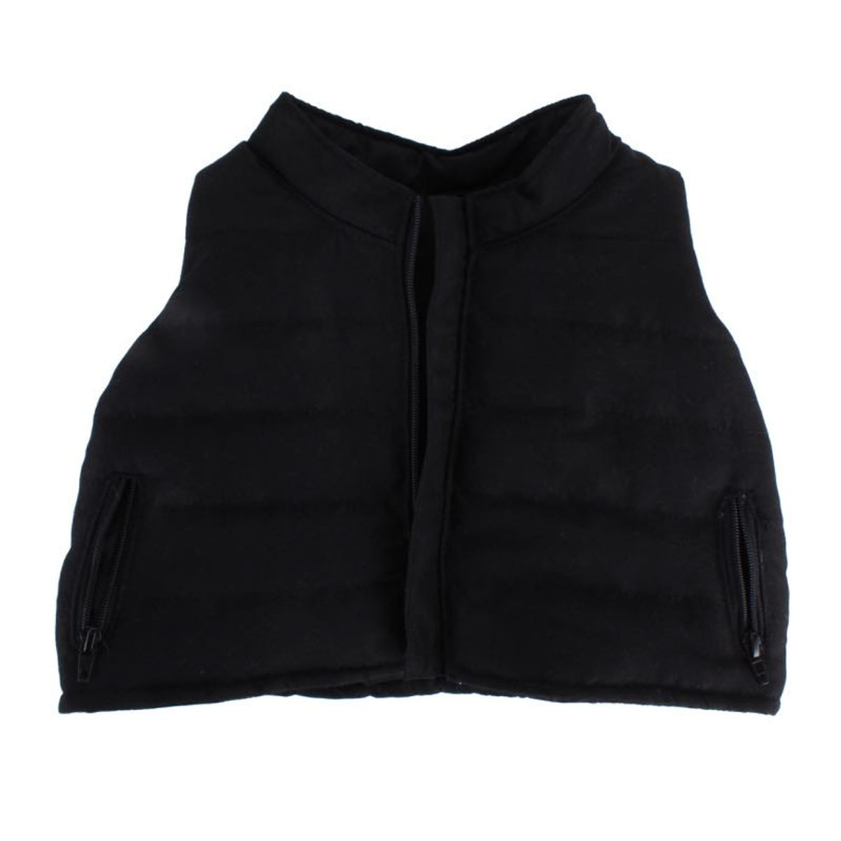 Black Puffy Vest (20" Squadt)